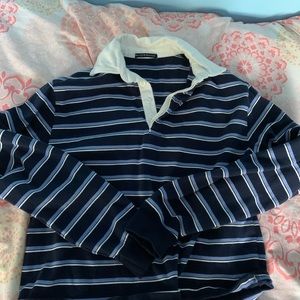 NWOT Brandy Melville Striped Polo Shirt